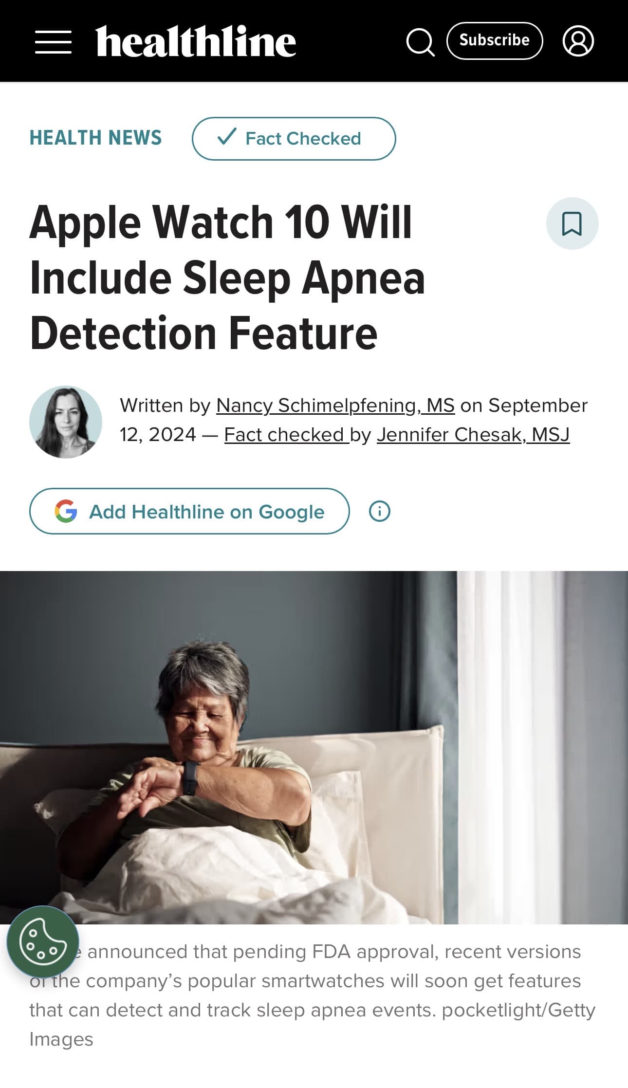 Healthline expert coverage placement