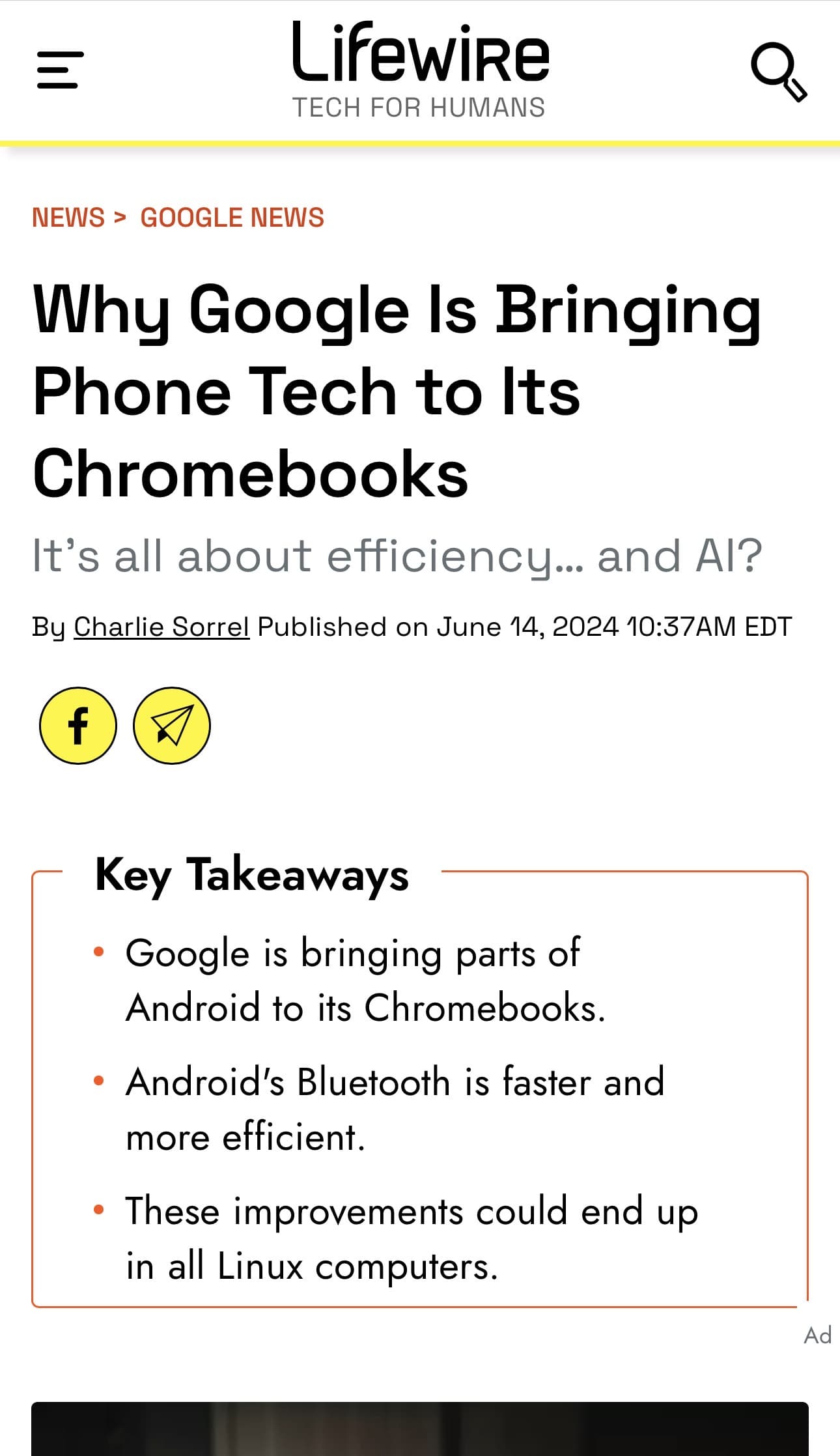 Technology media placement